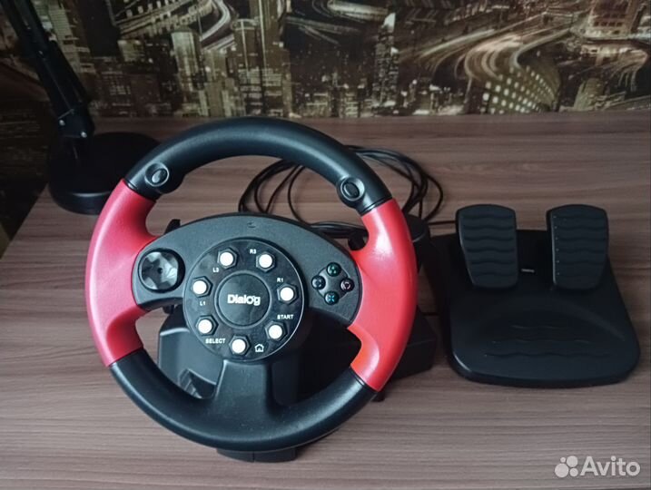 Игровой руль Dialog 180