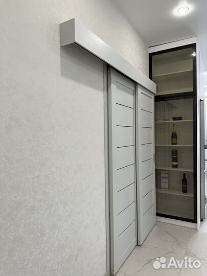 Двери межкомнатные купе (с телескопическим откр)