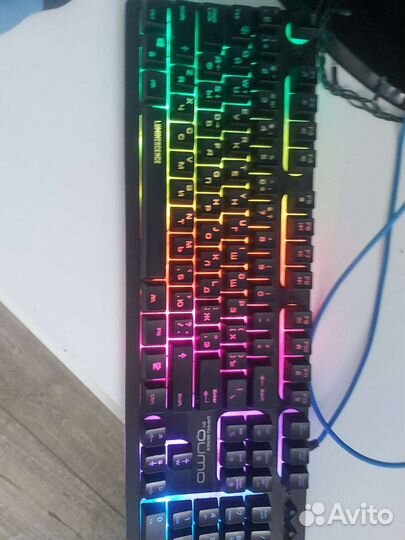 Игровая клавиатура qumo luminescence k21