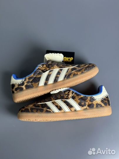 Adidas x Wales Bonner Samba Pony Leopard