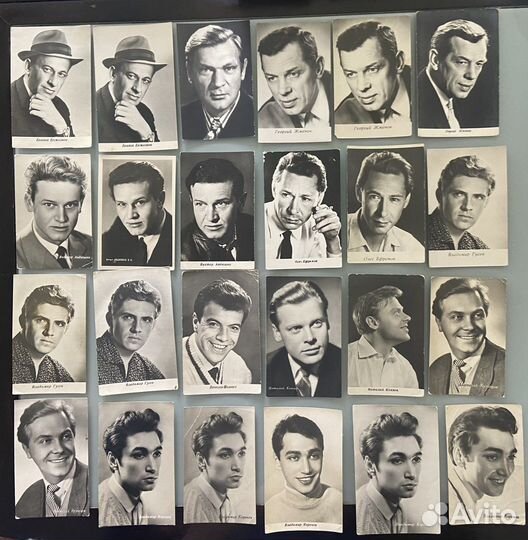 Открытки с советскими артистами