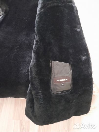 Мужская зимняя куртка натуральная кожа