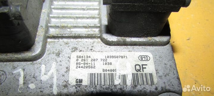 Блок управления двигателем Опель 1.4 Z14XEP