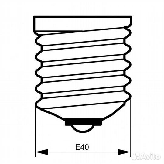 Лампа натриевая Osram vialox NAV-E 150W Е40