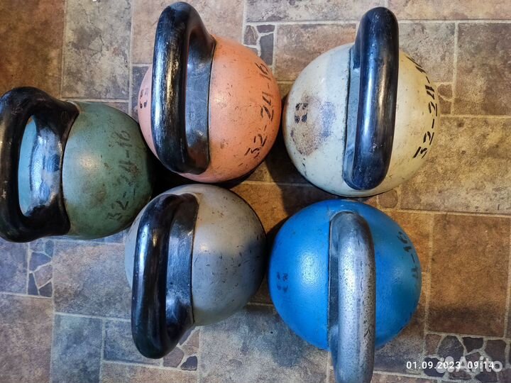 Гири разборные 16 - 24 - 32 кг