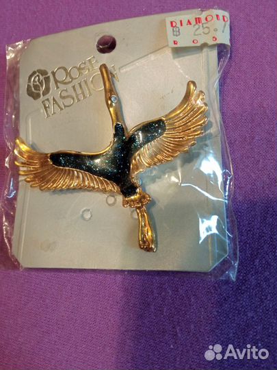 Винтажная брошь