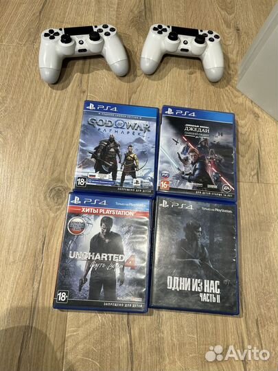 Sony PS4 + 2 Джойстика, игры