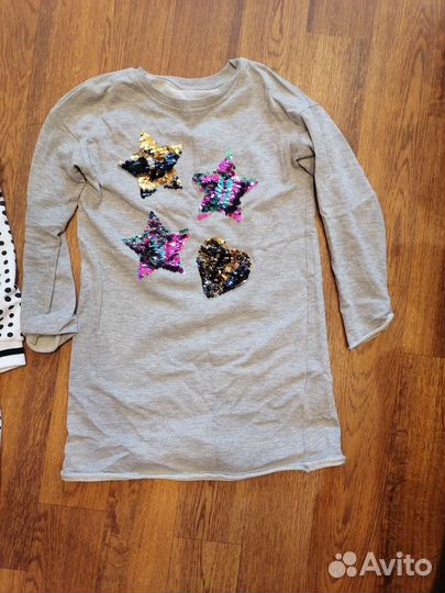 Вещи пакетом на девочку 116-134