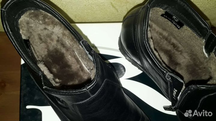 Ботинки мужские зимние 40-41 размер на натур.меху