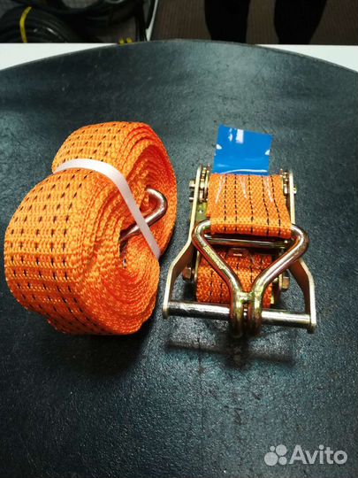 Стяжка груза 8мх50мм с храповиком 2т Автодело