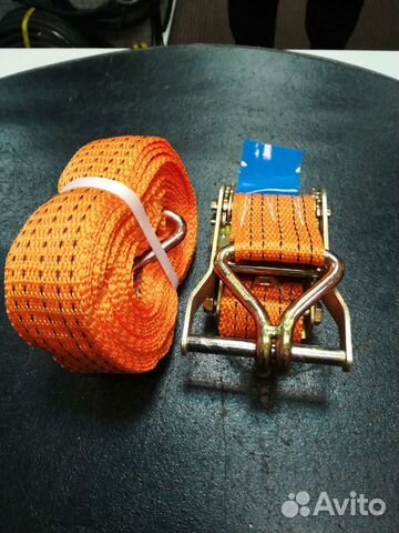 Стяжка груза 8мх50мм с храповиком 2т Автодело