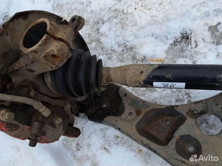 Привод правый Вольксвагкен Поло 5 седан МКПП