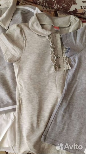 Блузка для девочки в школу 134