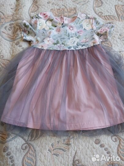 Платье для девочки 74 80