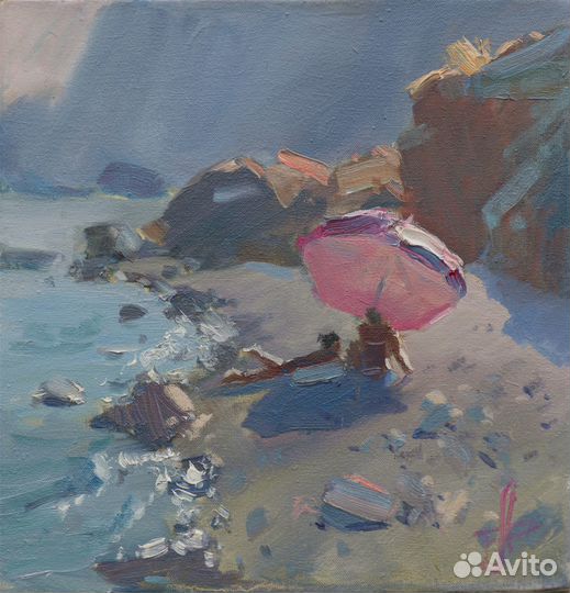 XX Купальщицы, картина Анны Давыдченко