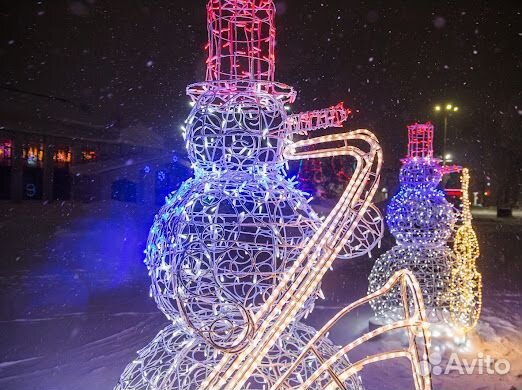 Световые фигуры.уличные светящиеся фигуры