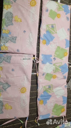 Бортики в детскую кроватку новые