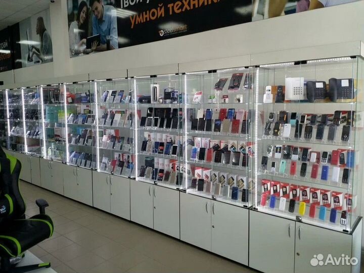 Витрины для телефонов и аксессуаров