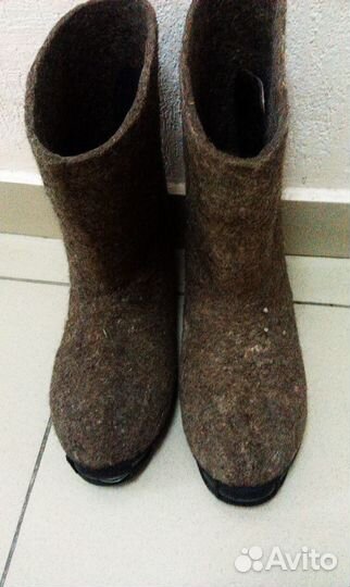 Валенки на резиновой подошве