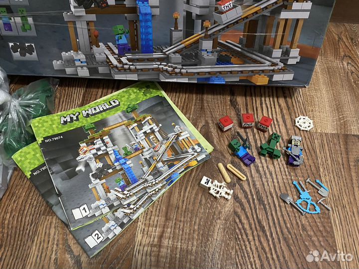 Конструктор майнкрафт лего аналог