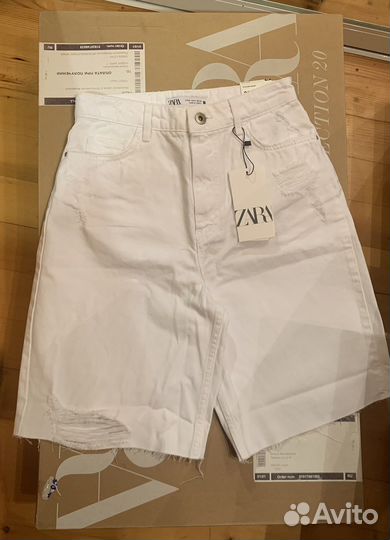 Шорты джинсовые женские zara