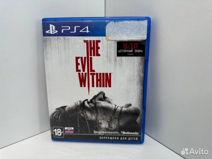 Игровые диски. Sony Playstation 4 The Evil Within