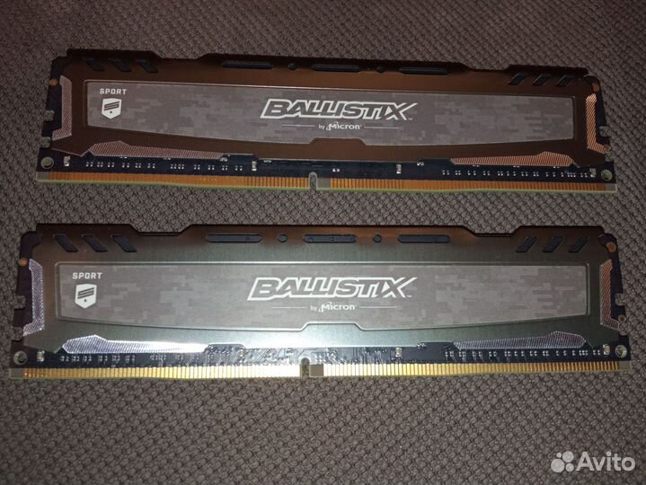 Оперативная память Crucial Ballistix sport 2*8 gb