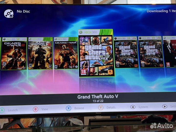 Xbox 360 Slim freeboot Прошитый 500gb