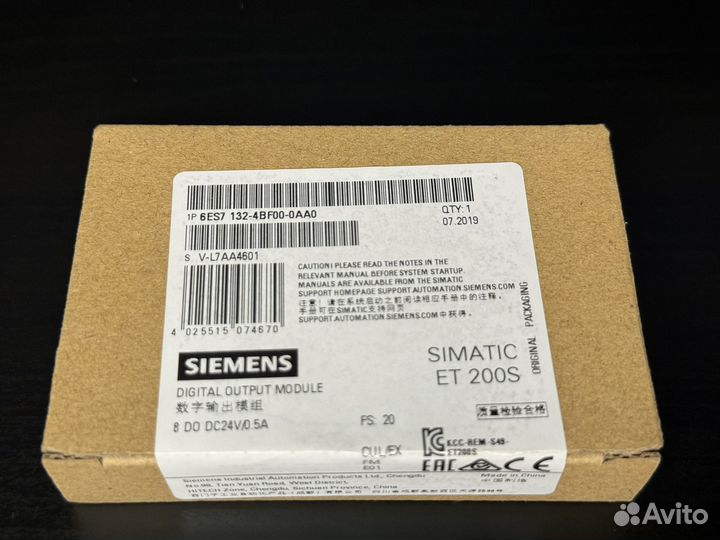 Электронный модуль siemens 6ES7132-4BF00-0AA0