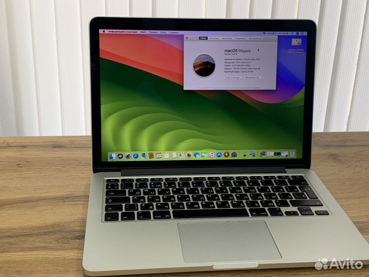 MacBook Pro Retina core i7 акб 100/ 0 циклов