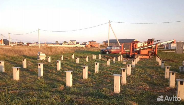 Фундамент. Сваи жб забить