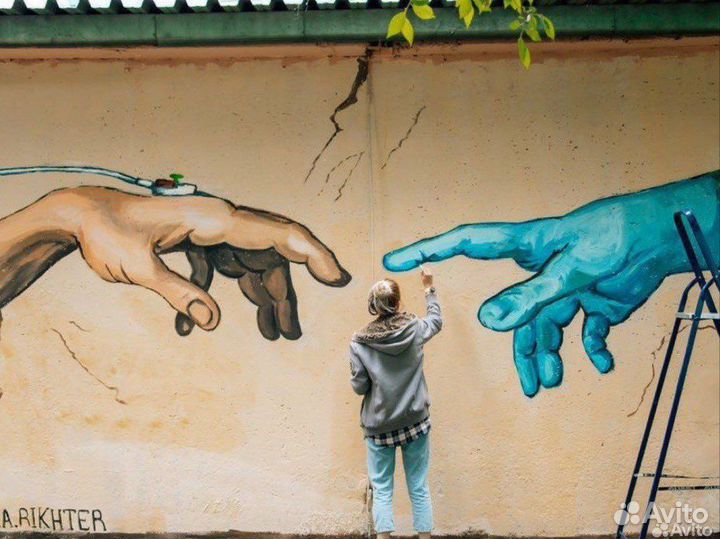 Роспись стен художник