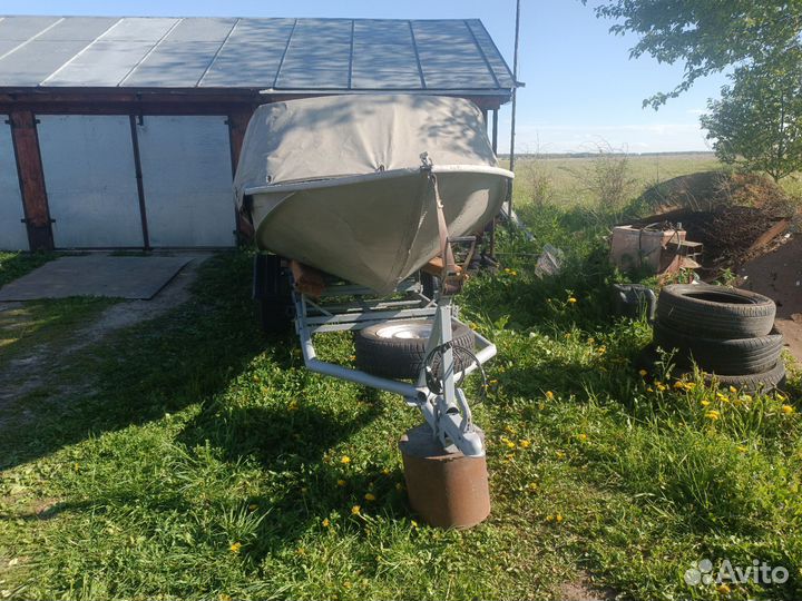 Лодка Днепр + моторы