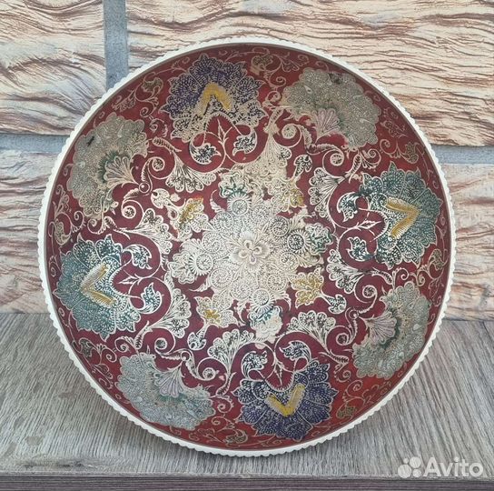 Ваза для фруктов, конфет, бронза, Индия