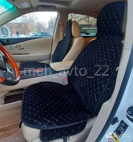 Чехлы накидки на сиденья 2 шт. с боками