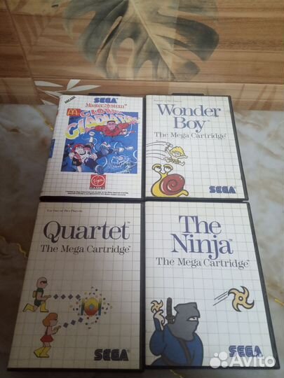 Картриджи Sega Master System