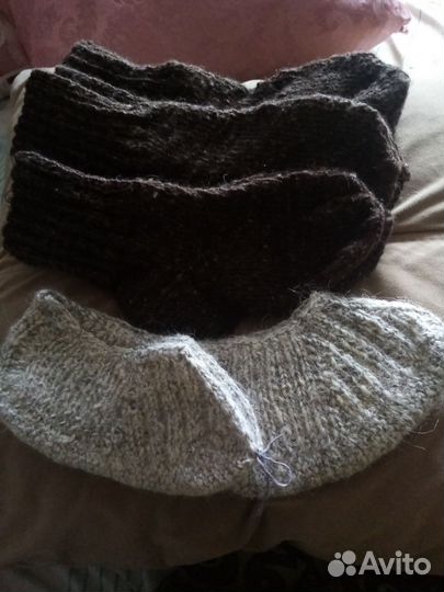 Носки из натуральной овечьей шерсти