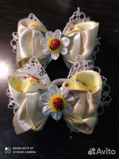 Резинки для волос ручной работы