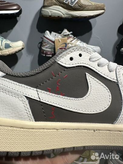 Кроссовки Nike air jordan 1 low travis scott