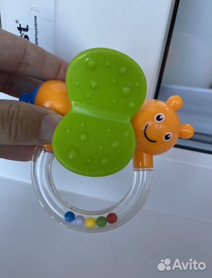 Грызунок погремушка свистулька 3 в 1