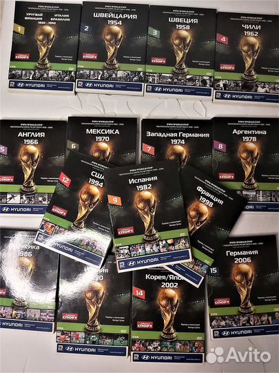 DVD Чемпионаты мира по футболу 1930-2006 гг