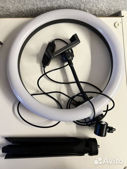 Кольцевая селфи лампа штатив 26 см