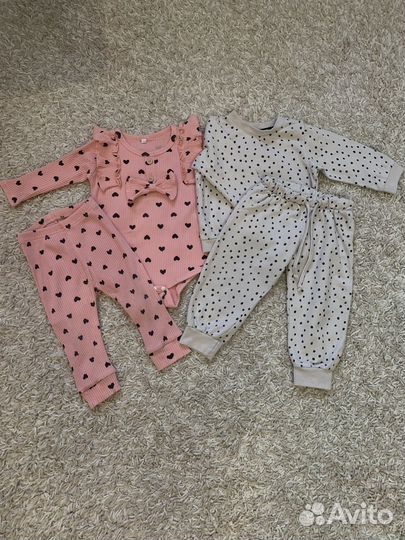 Пакет вещей для девочки 80 86