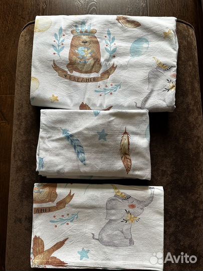 Постельное белье в детскую кроватку