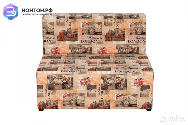 Диван еврокнижка Умка бежево-коричневый