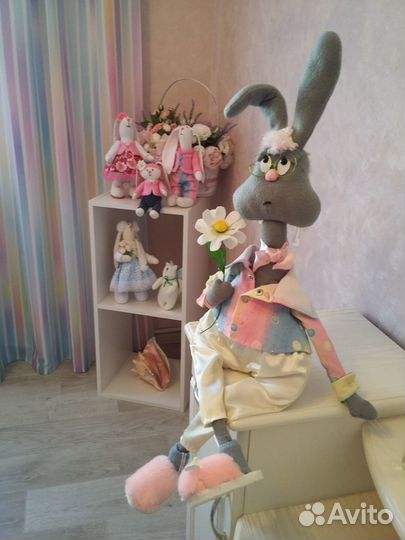 Мягкие игрушки ручной работы в стиле Тильда