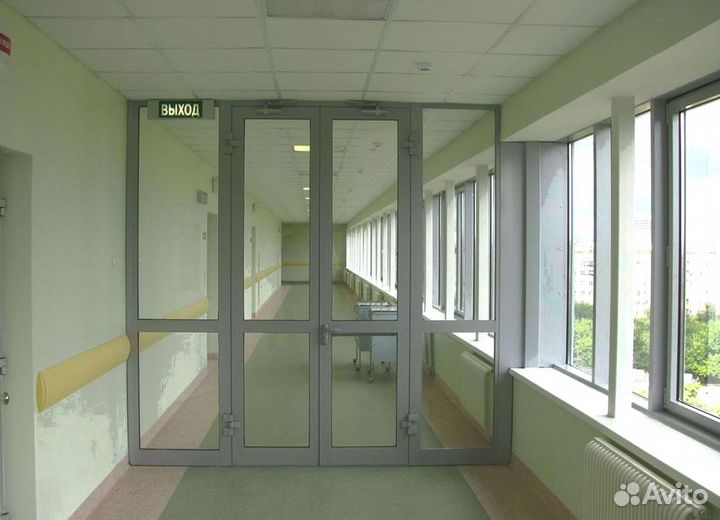 Противопожарные алюминиевые перегородки