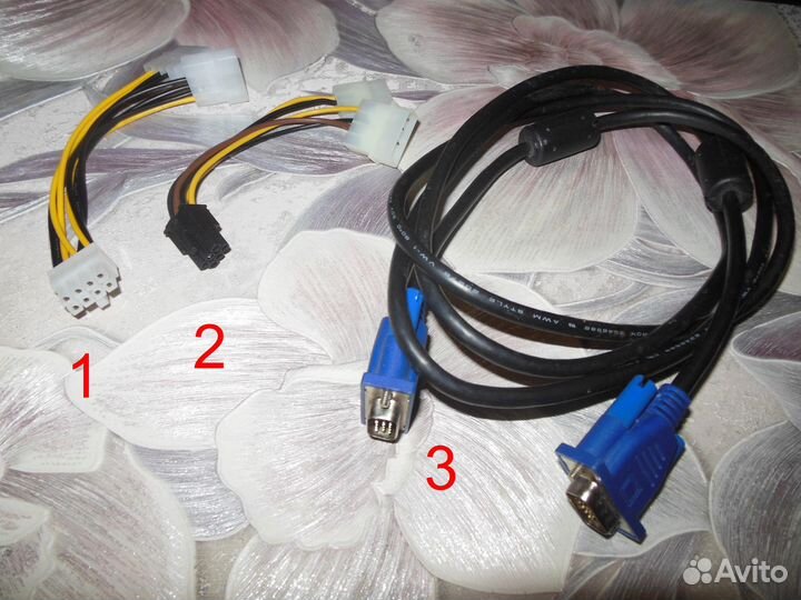 Кабели, переходники, задние планки плат