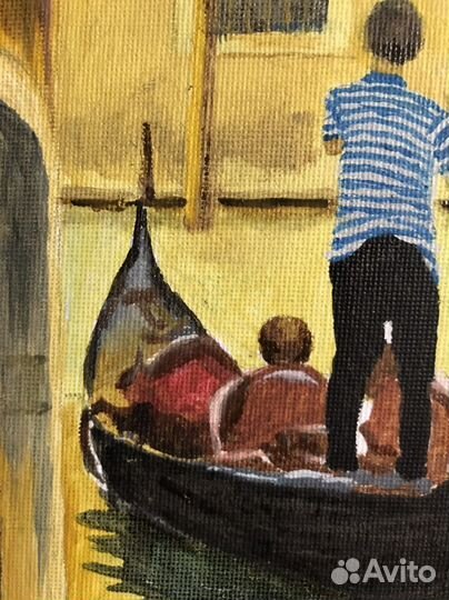 Картина маслом Венеция