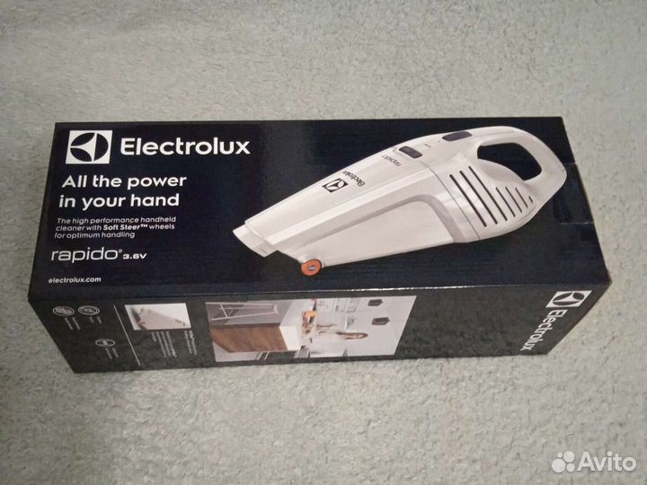 Аккумуляторный пылесос Electrolux